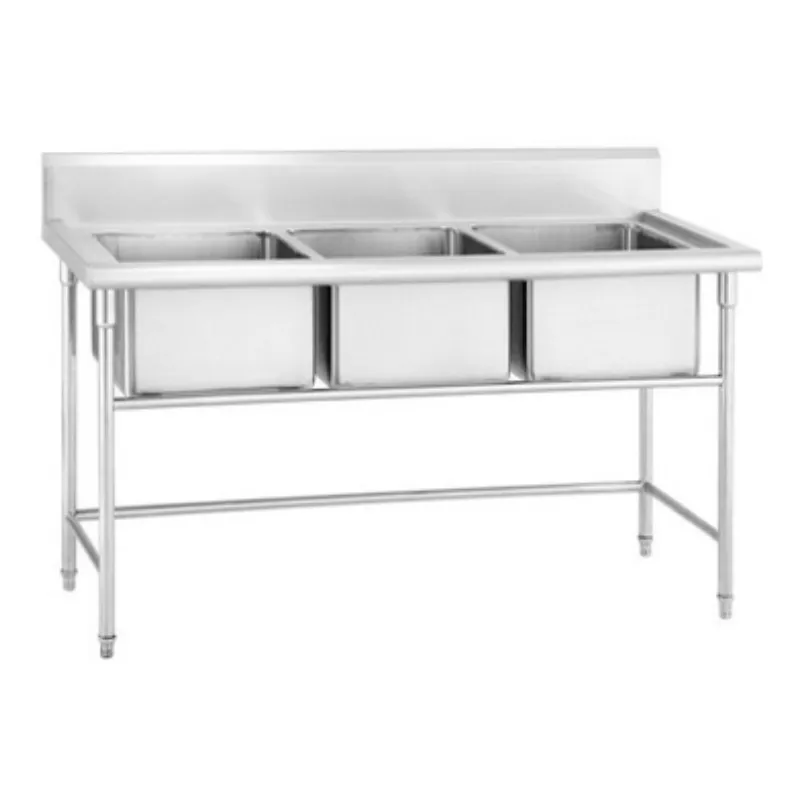 Three Sink Dish Wash Unit